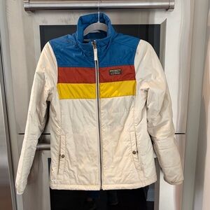 L.L. Bean Multicolor Quilted spring/fall Jacket